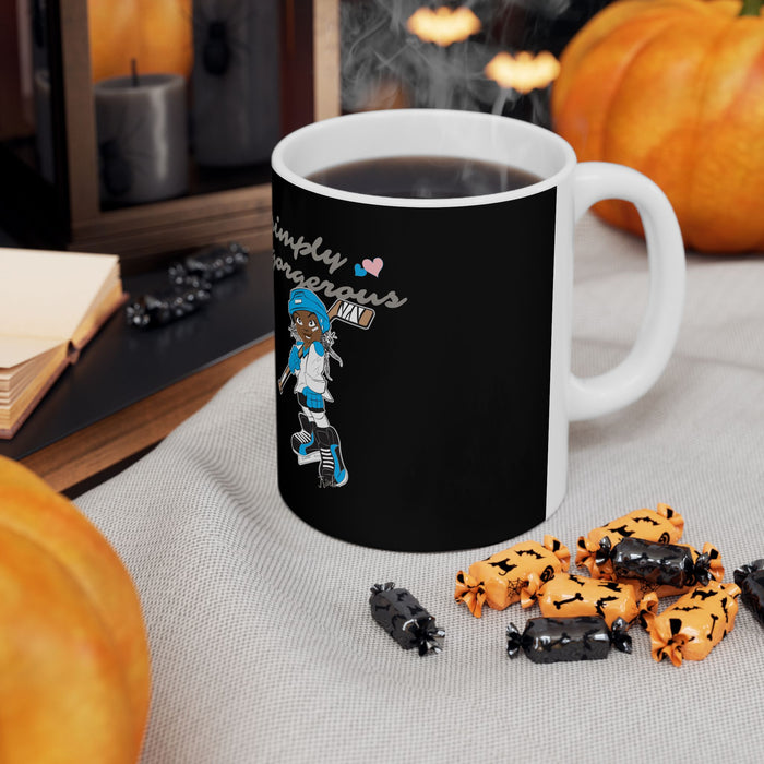 Simply Gorgeous Hockey Girl Ceramic Mug – Cute Female Hockey Player Coffee Cup (11oz/15oz)
