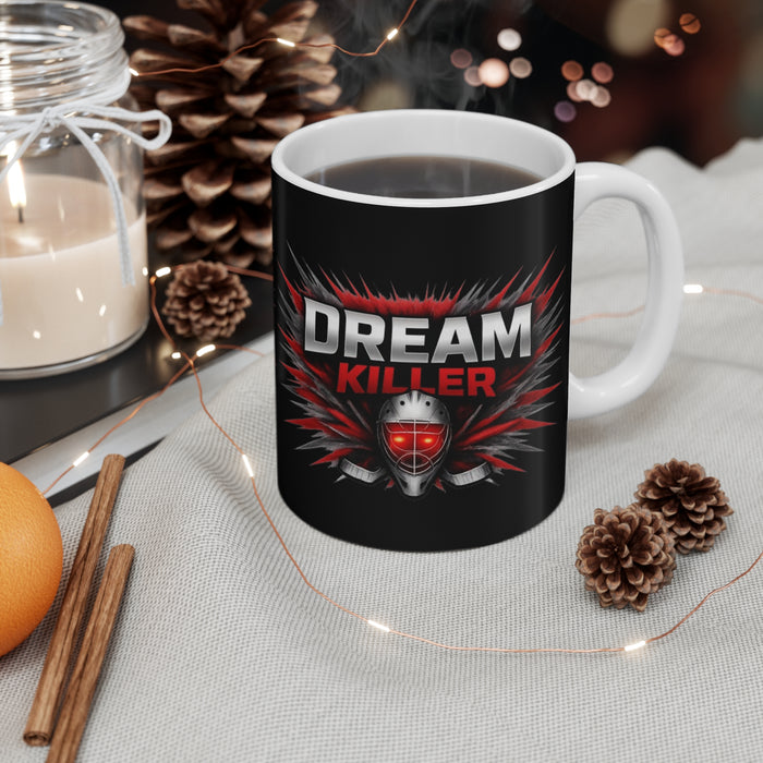Dream Killer Mug – Hockey Mask Graphic 11oz Coffee Cup