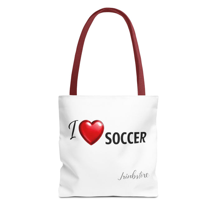 I  Soccer Tote Bag - Soccer Lover Canvas Tote