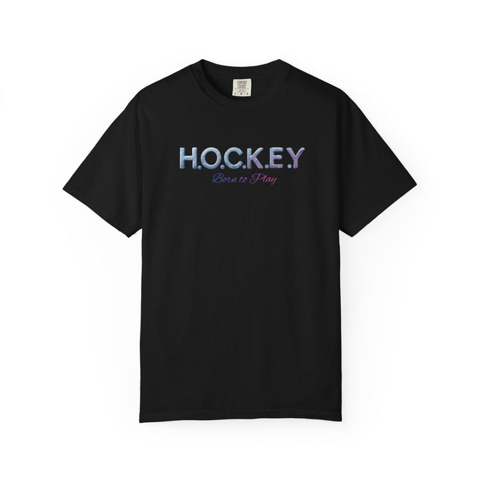H.O.C.K.E.Y. Graphic T‑Shirt — Retro Script Hockey Fan Tee
