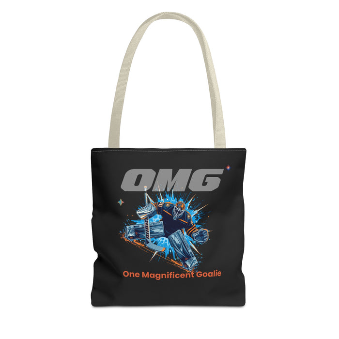 OMG One Magnificent Goalie Tote Bag — Hockey Goalie Gift