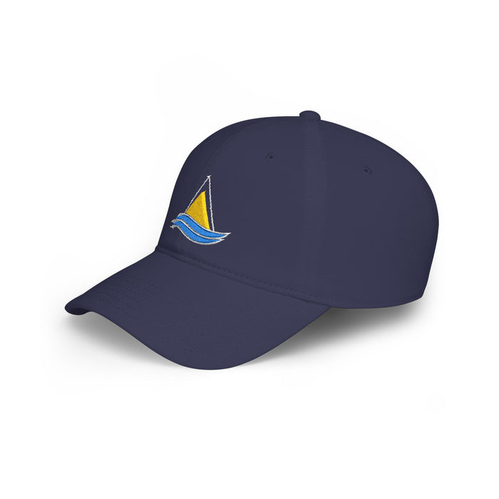 St. Lucia Flag Low-Profile Baseball Cap – Embroidered Island Pride Hat