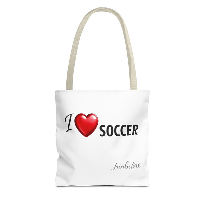 I  Soccer Tote Bag - Soccer Lover Canvas Tote