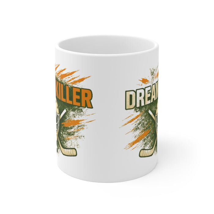Dream Killer Hockey Goalie Mug – 11oz Ceramic Coffee Cup