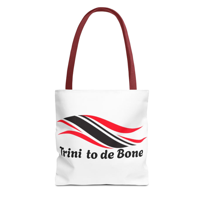 Trini to de Bone Trinidad Flag Tote Bag — Lightweight Market & Everyday AOP Tote