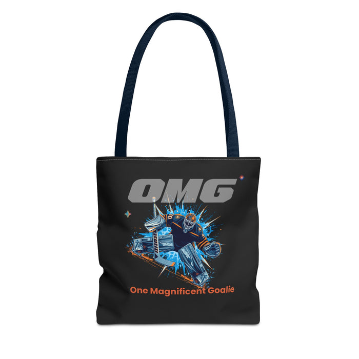 OMG One Magnificent Goalie Tote Bag — Hockey Goalie Gift