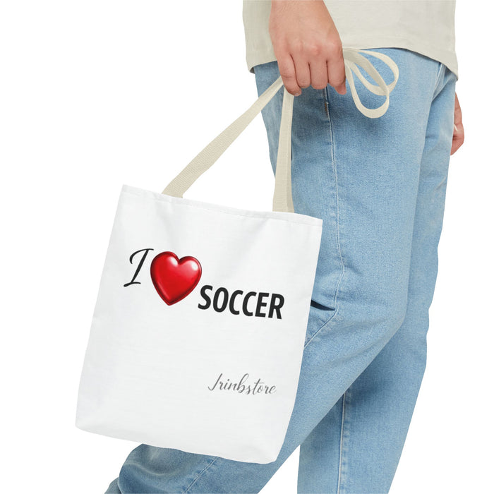 I  Soccer Tote Bag - Soccer Lover Canvas Tote