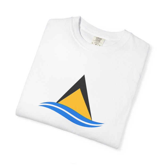 Sailboat Triangle Graphic T-Shirt 