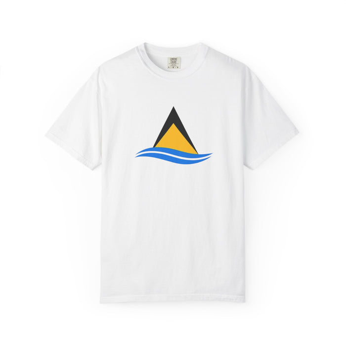 Sailboat Triangle Graphic T-Shirt 