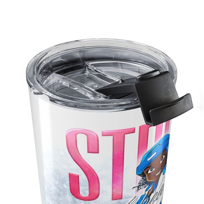 Hockey Girl 20oz Tumbler – Strong, Skilled & Beautiful | Born on Ice