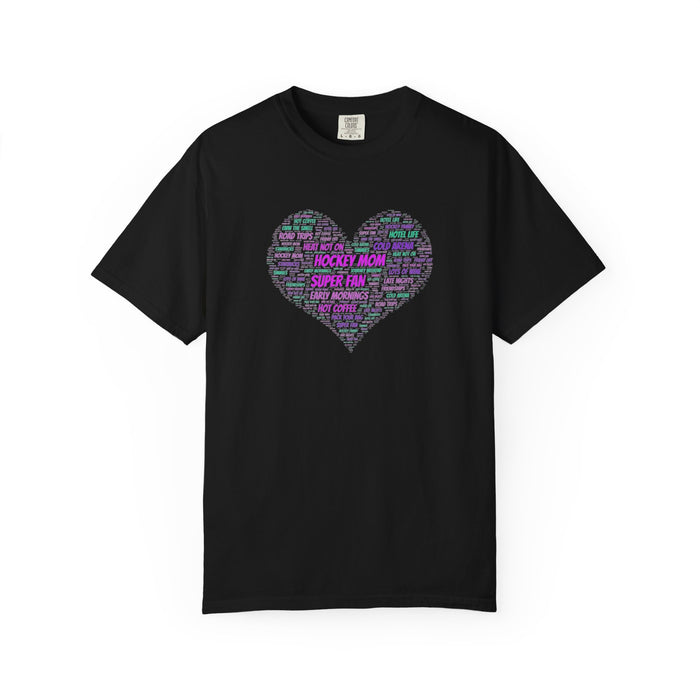 Heart Word Cloud T‑Shirt — LGBTQ+ Pride Love Typography Tee