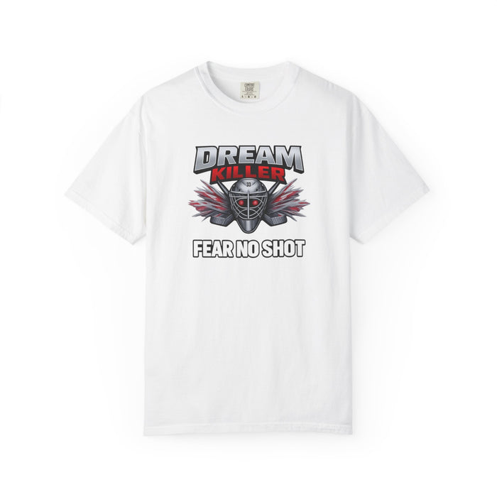 Dream Killer "Fear No Shot" T-Shirt — Hockey Mask Graphic Tee