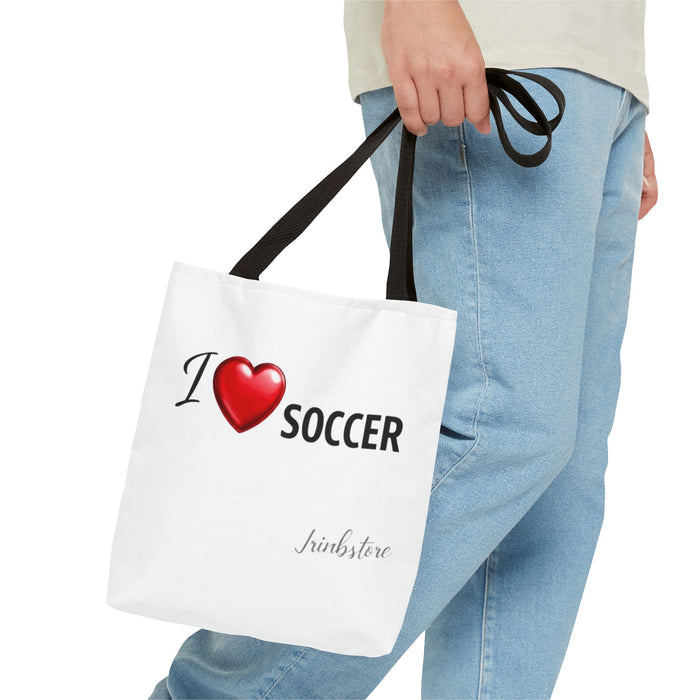 I  Soccer Tote Bag - Soccer Lover Canvas Tote