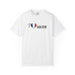 I Heart Soccer T-Shirt — French Flag Heart Soccer Tee