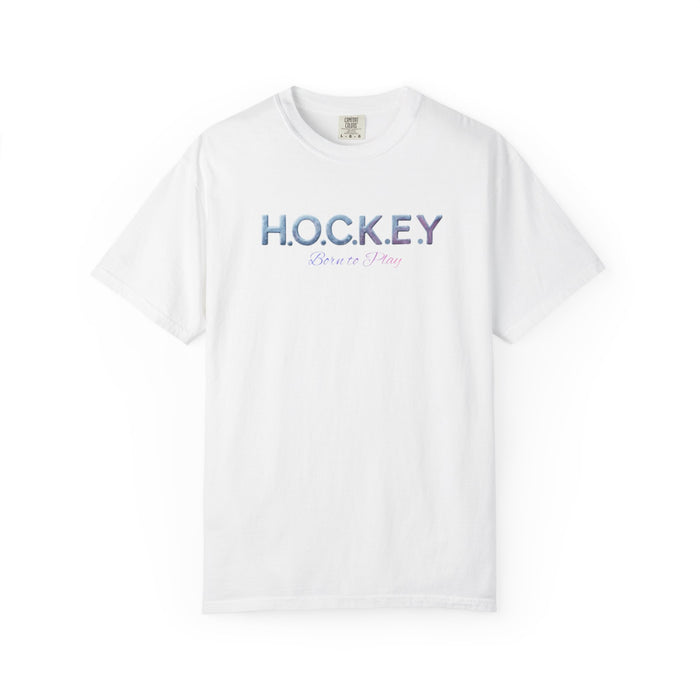 H.O.C.K.E.Y. Graphic T‑Shirt — Retro Script Hockey Fan Tee