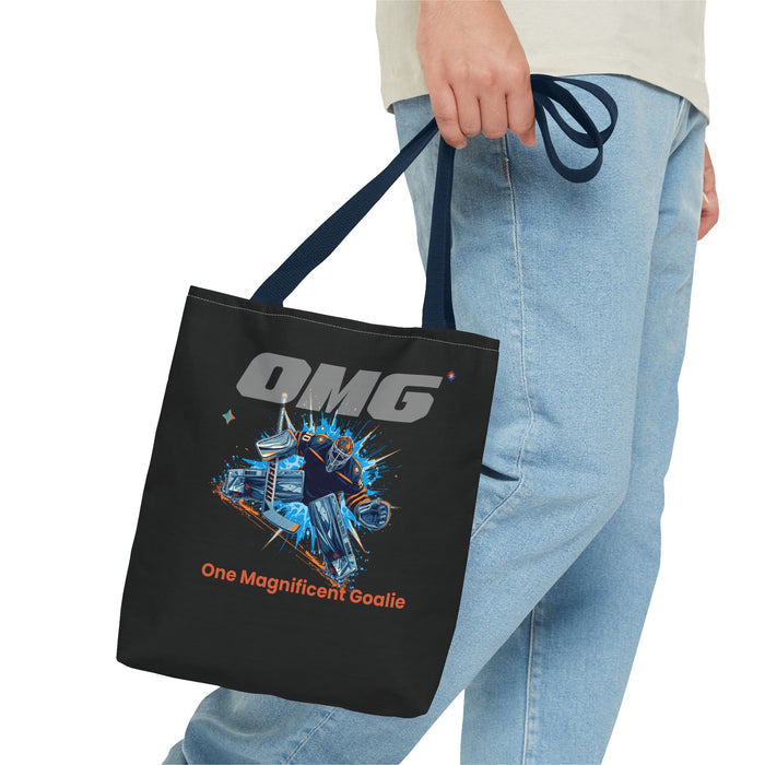 OMG One Magnificent Goalie Tote Bag — Hockey Goalie Gift