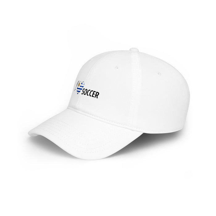 I Heart Uruguay Soccer Low Profile Baseball Cap