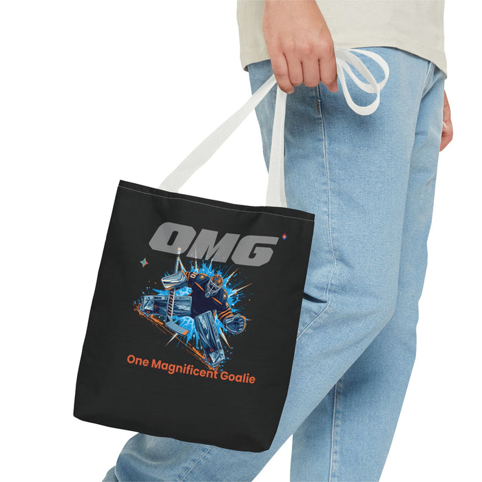 OMG One Magnificent Goalie Tote Bag — Hockey Goalie Gift