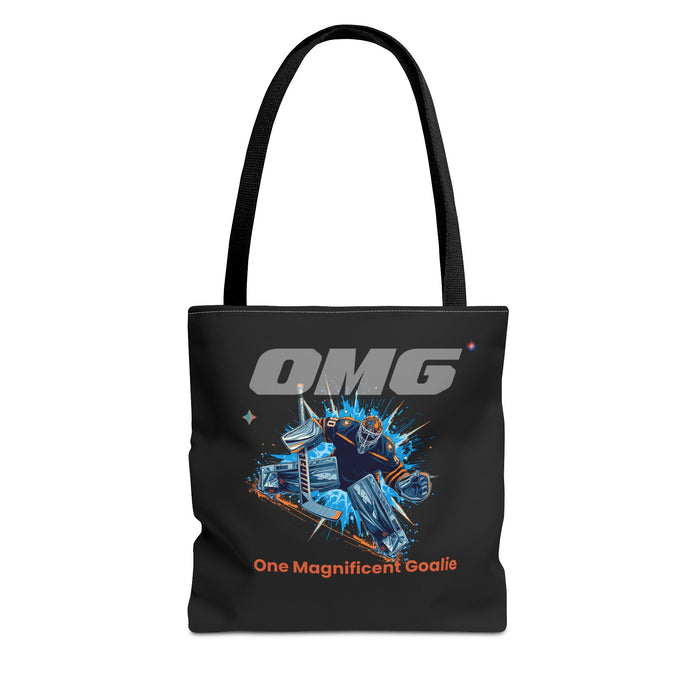 OMG One Magnificent Goalie Tote Bag — Hockey Goalie Gift